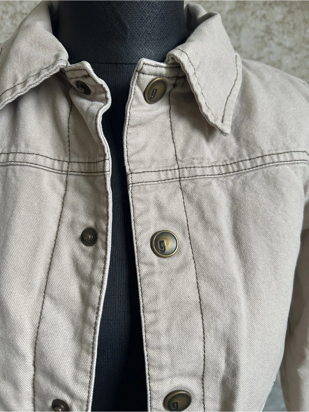 Gymboree BeigeBoys Canvas Jean Jacket